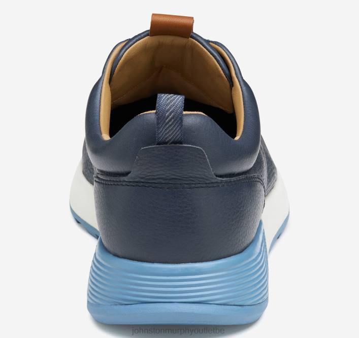 Johnston & Murphy Hommes jogging perforé kinnon TXRN266 chaussures marine pleine fleur