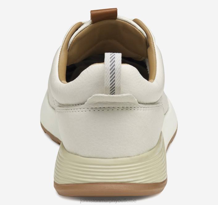Johnston & Murphy Hommes jogging perforé kinnon TXRN305 chaussures blanc pleine fleur