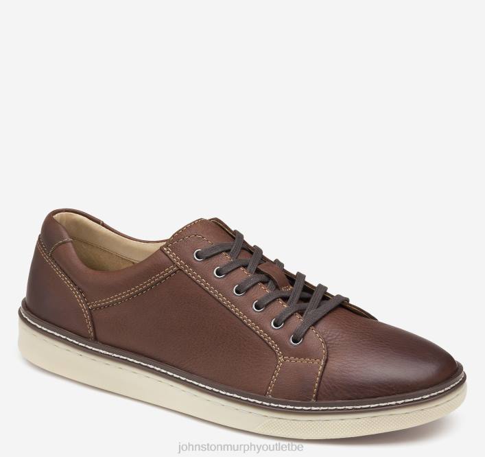 Johnston & Murphy Hommes mcguffey de la dentelle aux orteils TXRN143 chaussures marron foncé pleine fleur foulée