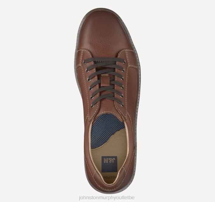Johnston & Murphy Hommes mcguffey de la dentelle aux orteils TXRN143 chaussures marron foncé pleine fleur foulée