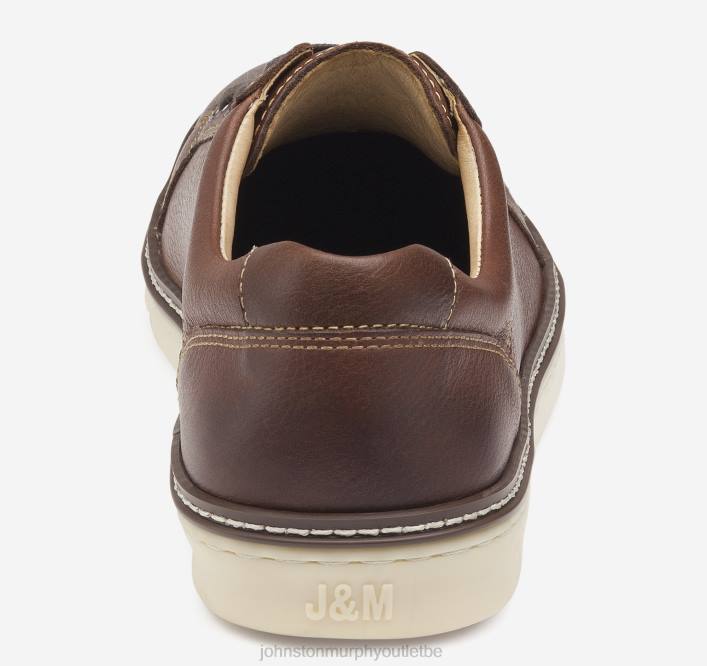 Johnston & Murphy Hommes mcguffey de la dentelle aux orteils TXRN143 chaussures marron foncé pleine fleur foulée