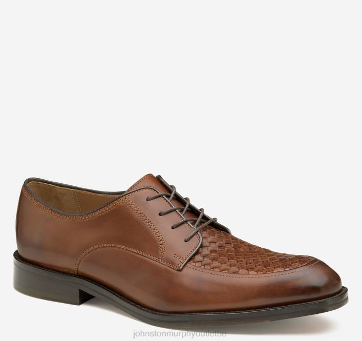 Johnston & Murphy Hommes meade tissé à bout mocassin TXRN332 chaussures beige pleine fleur