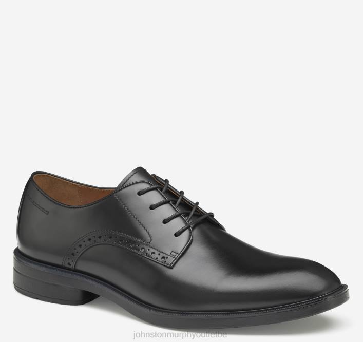 Johnston & Murphy Hommes ronan, bout uni TXRN168 chaussures noir lisse pleine fleur