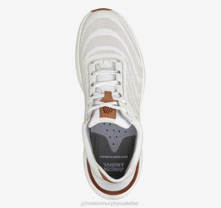 Johnston & Murphy Hommes rt1-luxe TXRN57 chaussures blanc pleine fleur