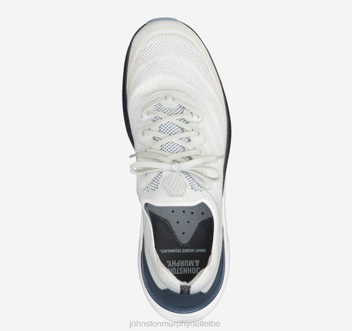 Johnston & Murphy Hommes rt1-sport TXRN8 chaussures blanc bleu