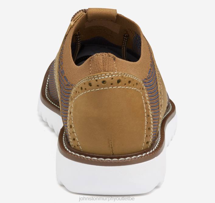 Johnston & Murphy Hommes selle Duncan TXRN114 chaussures beige bicolore