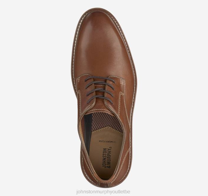 Johnston & Murphy Hommes upton bout uni TXRN3 chaussures beige pleine fleur