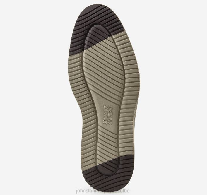 Johnston & Murphy Hommes upton bout uni TXRN97 chaussures nubuck marron foncé