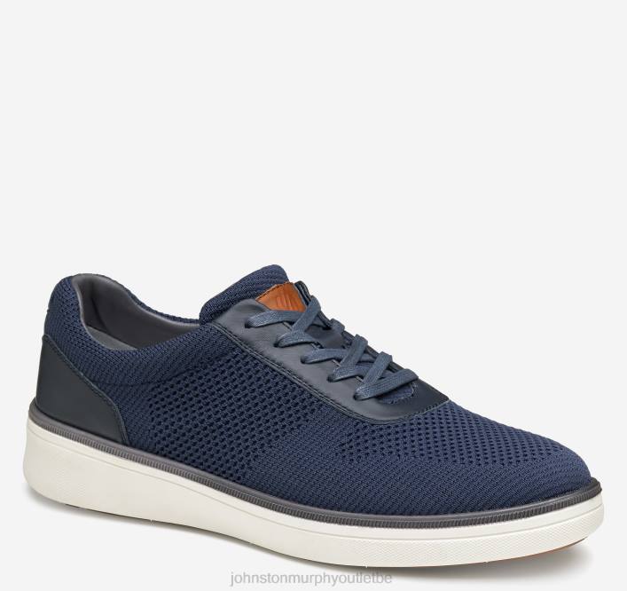 Johnston & Murphy Hommes xc4 foust tricot gorge en U TXRN134 chaussures tricot recyclé bleu marine