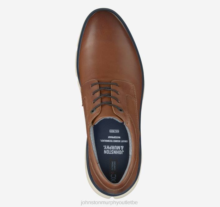 Johnston & Murphy Hommes xc4 tanner bout uni TXRN195 chaussures beige pleine fleur