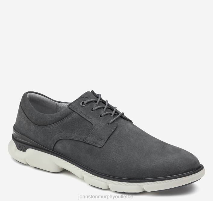 Johnston & Murphy Hommes xc4 tanner bout uni TXRN223 chaussures nubuck gris foncé
