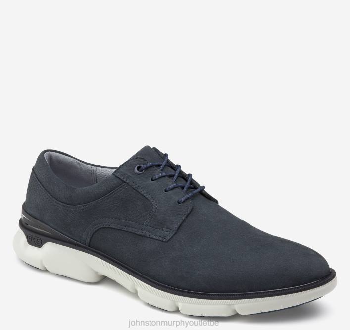 Johnston & Murphy Hommes xc4 tanner bout uni TXRN247 chaussures nubuck bleu marine