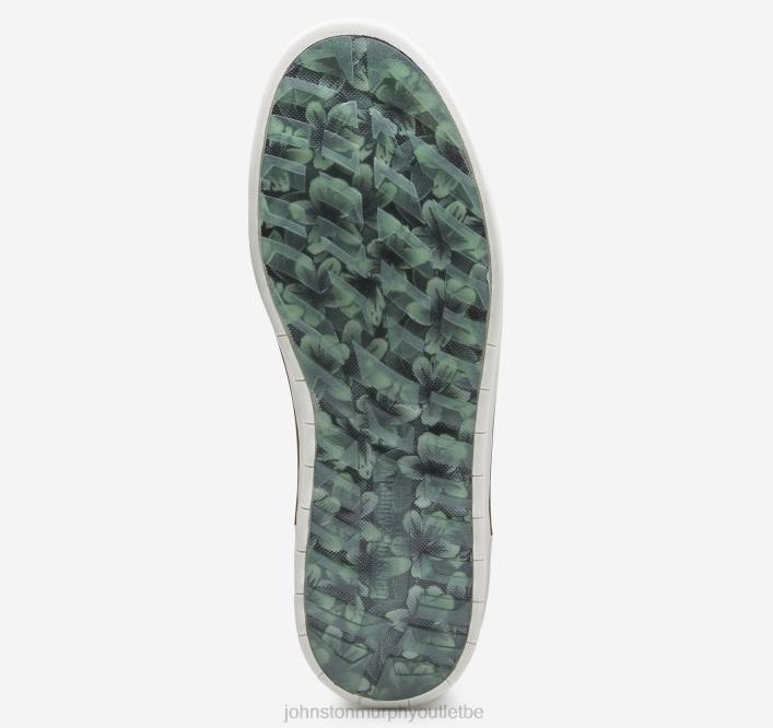 Johnston & Murphy Hommes mcguffey gl1 hybride lacets aux orteils TXRN226 chaussures blanc/vert pleine fleur