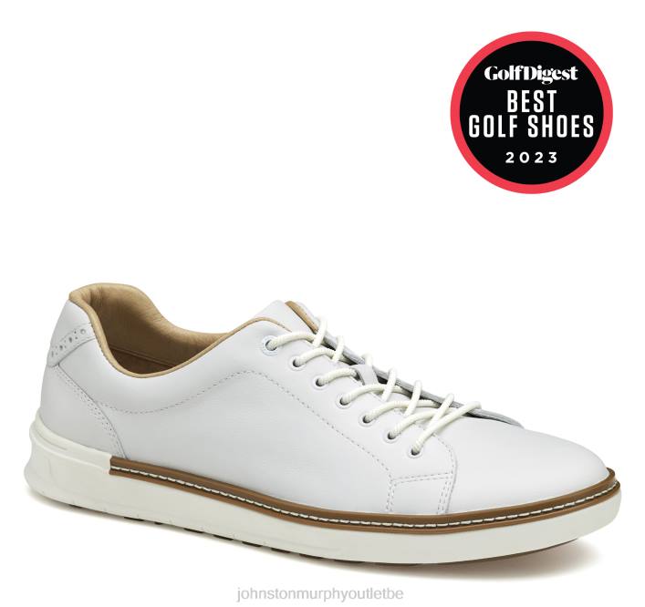 Johnston & Murphy Hommes mcguffey gl1 hybride lacets aux orteils TXRN23 chaussures blanc pleine fleur