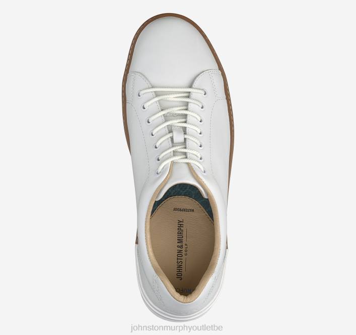 Johnston & Murphy Hommes mcguffey gl1 hybride lacets aux orteils TXRN23 chaussures blanc pleine fleur