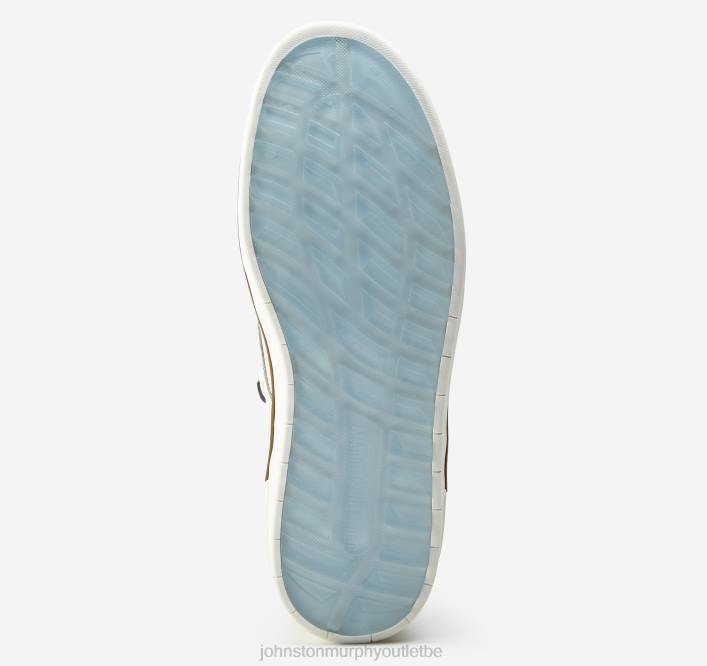 Johnston & Murphy Hommes mcguffey gl2 hybride bout uni TXRN110 chaussures pleine fleur gaufrée blanche