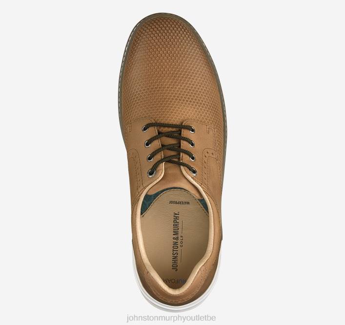 Johnston & Murphy Hommes mcguffey gl2 hybride bout uni TXRN54 chaussures grain plein gaufré huilé beige