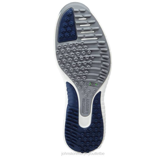 Johnston & Murphy Hommes selle hybride xc4 h2-luxe TXRN201 chaussures pleine fleur blanche gaufrée en nid d'abeille