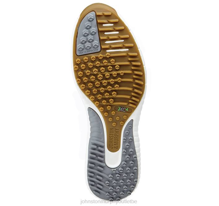 Johnston & Murphy Hommes selle hybride xc4 h2-luxe TXRN365 chaussures blanc/blanc pleine fleur gaufré croco