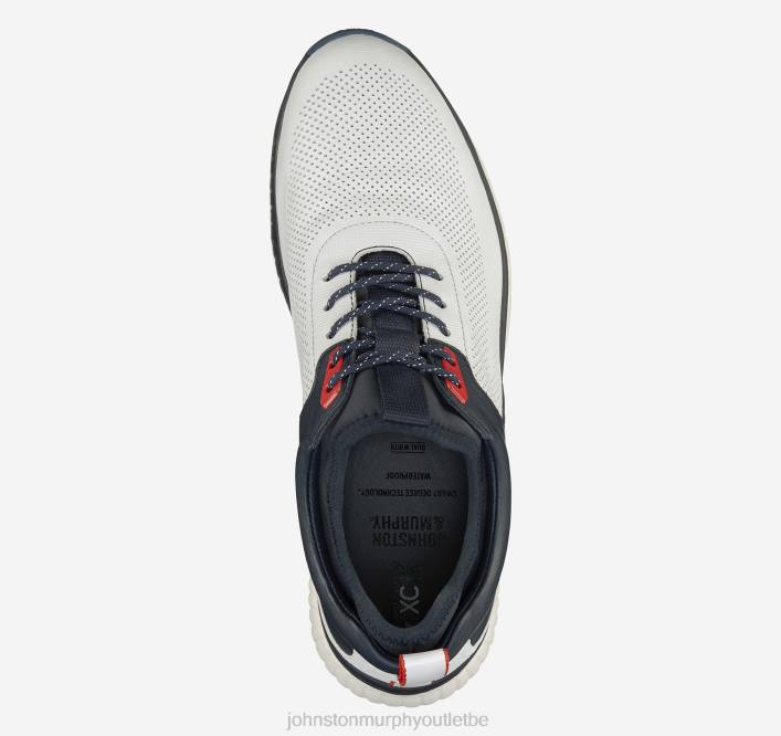 Johnston & Murphy Hommes xc4 h1-luxe hybride TXRN28 chaussures blanc/marine pleine fleur