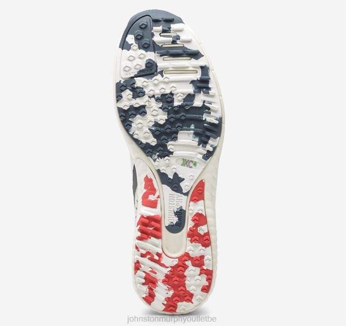 Johnston & Murphy Hommes xc4 h1-luxe hybride TXRN28 chaussures blanc/marine pleine fleur