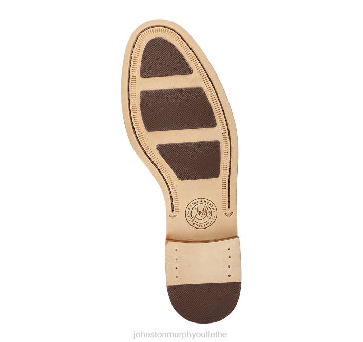 Johnston & Murphy Hommes Baldwin vénitien TXRN286 chaussures peau de mouton cognac