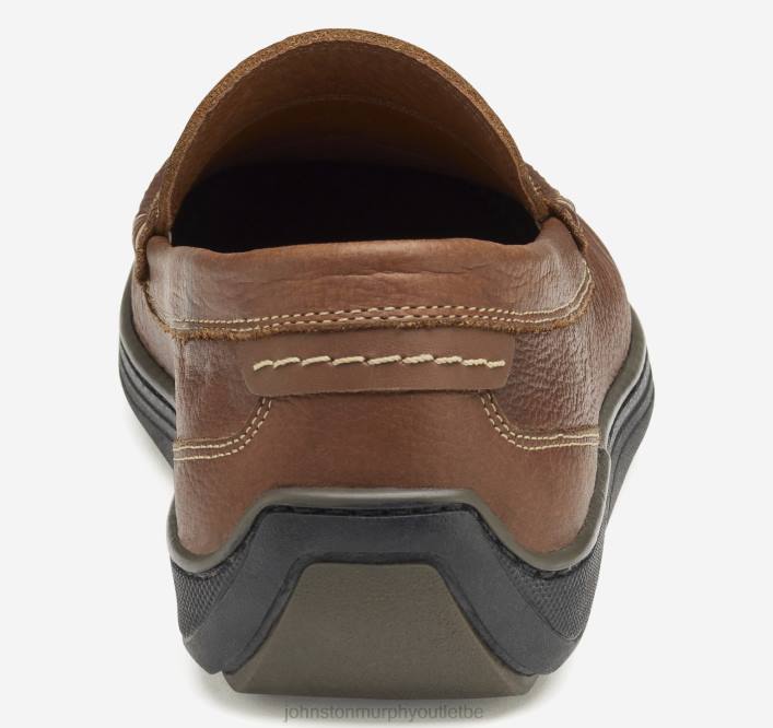 Johnston & Murphy Hommes Penny Emmet TXRN99 chaussures pleine fleur beige foncé