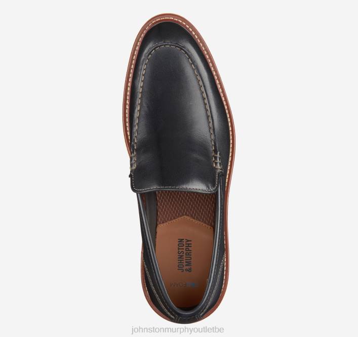 Johnston & Murphy Hommes Upton vénitien TXRN100 chaussures noir pleine fleur