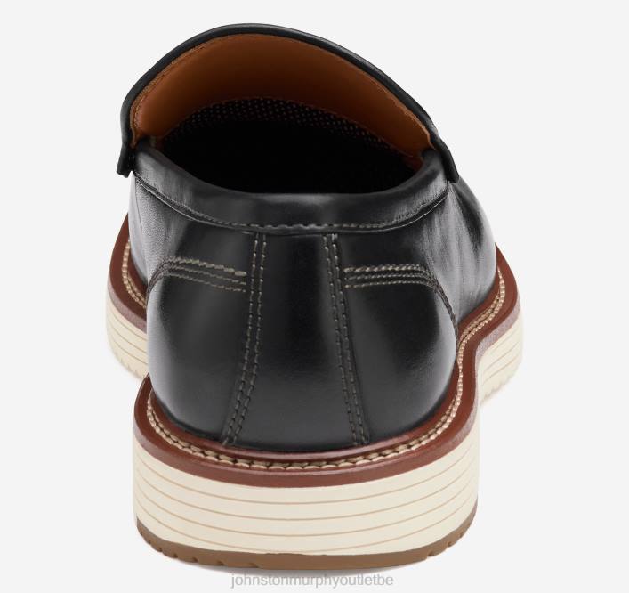 Johnston & Murphy Hommes Upton vénitien TXRN100 chaussures noir pleine fleur