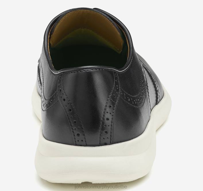 Johnston & Murphy Hommes bout d'aile de Hennings TXRN267 chaussures noir pleine fleur