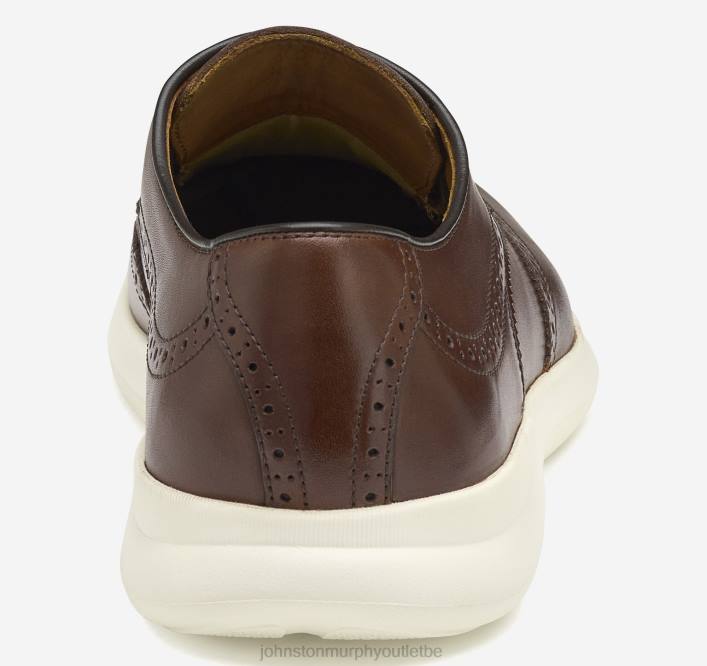 Johnston & Murphy Hommes bout d'aile de Hennings TXRN333 chaussures acajou pleine fleur
