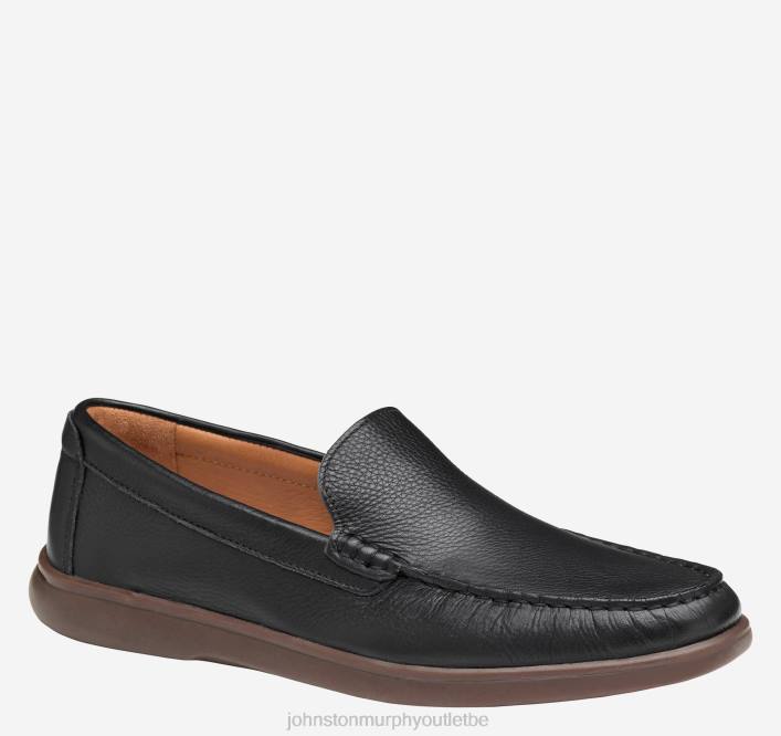 Johnston & Murphy Hommes brannon vénitien TXRN35 chaussures noir pleine fleur