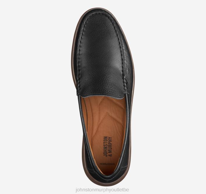 Johnston & Murphy Hommes brannon vénitien TXRN35 chaussures noir pleine fleur