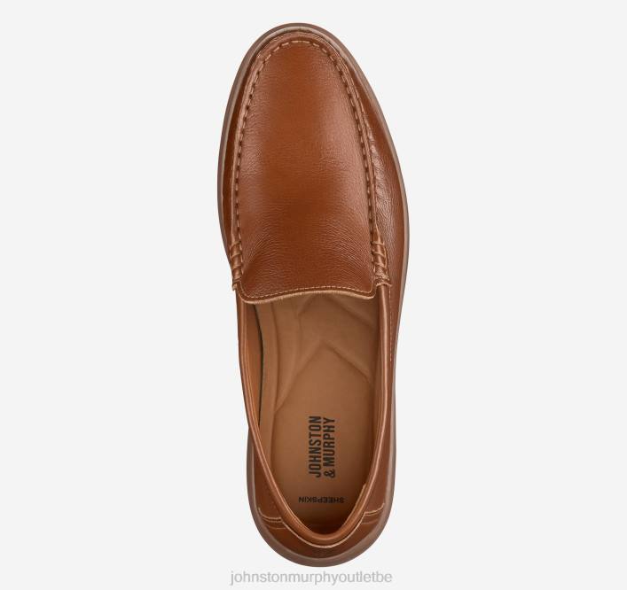 Johnston & Murphy Hommes brannon vénitien TXRN48 chaussures beige pleine fleur
