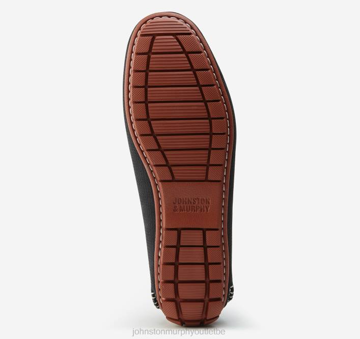 Johnston & Murphy Hommes cort vénitien TXRN213 chaussures nubuck perforé bleu marine