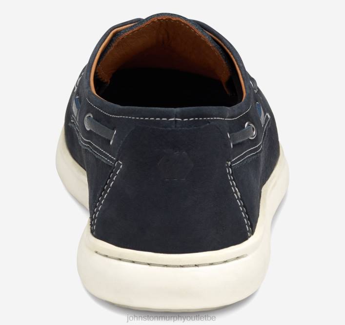 Johnston & Murphy Hommes cravate à deux yeux Brannon TXRN164 chaussures nubuck bleu marine
