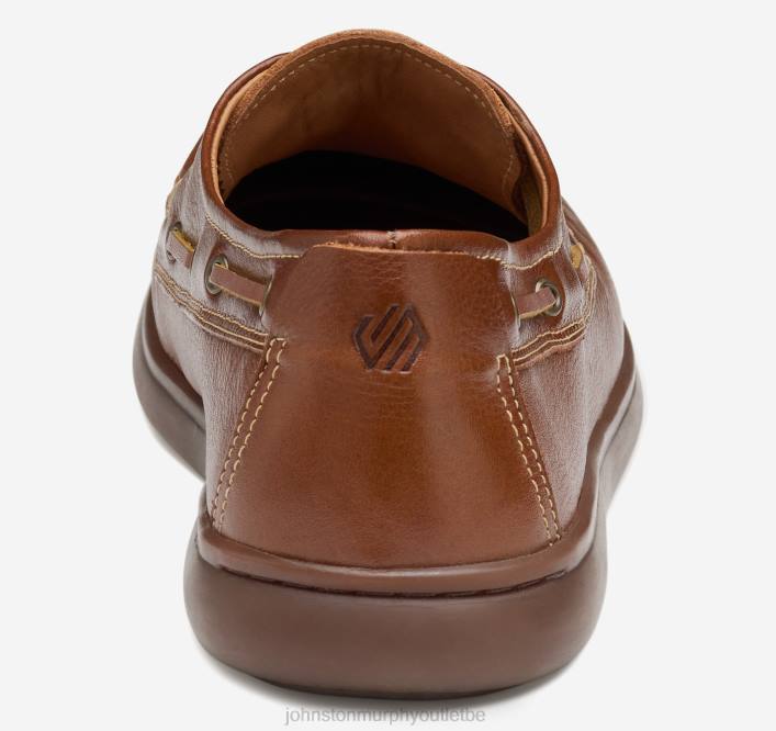 Johnston & Murphy Hommes cravate à deux yeux Brannon TXRN30 chaussures beige pleine fleur
