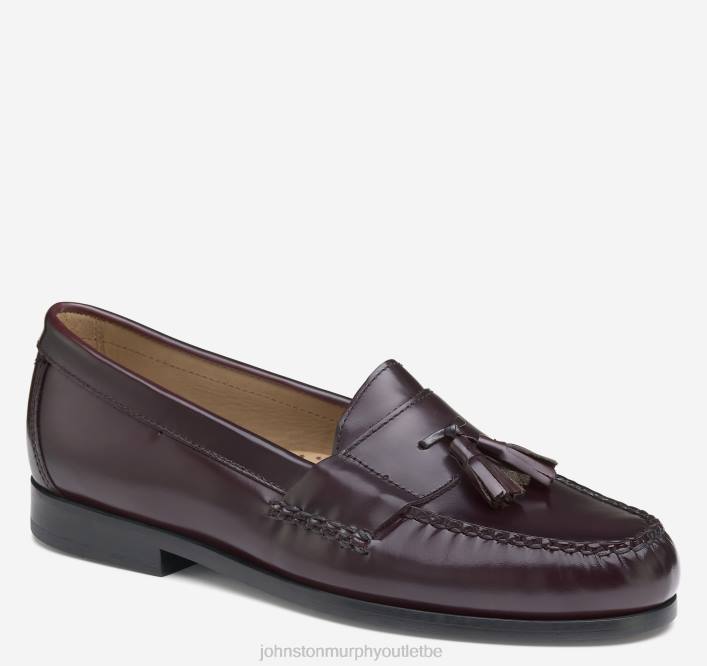 Johnston & Murphy Hommes gland de Hayes TXRN189 chaussures bordeaux pleine fleur
