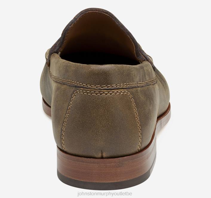 Johnston & Murphy Hommes mors en cuir Baldwin TXRN375 chaussures brun américain pleine fleur
