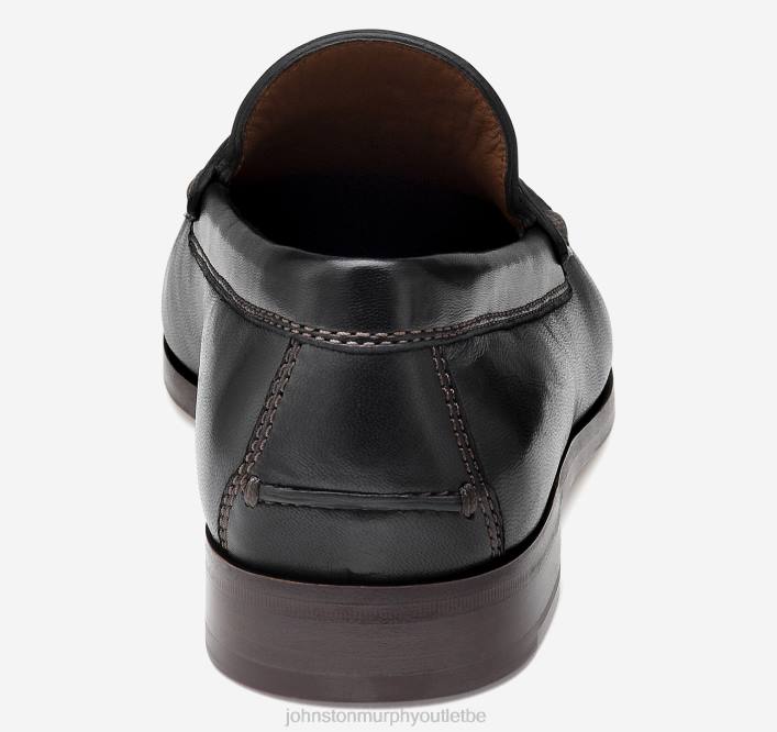 Johnston & Murphy Hommes penny baldwin TXRN337 chaussures peau de mouton noire