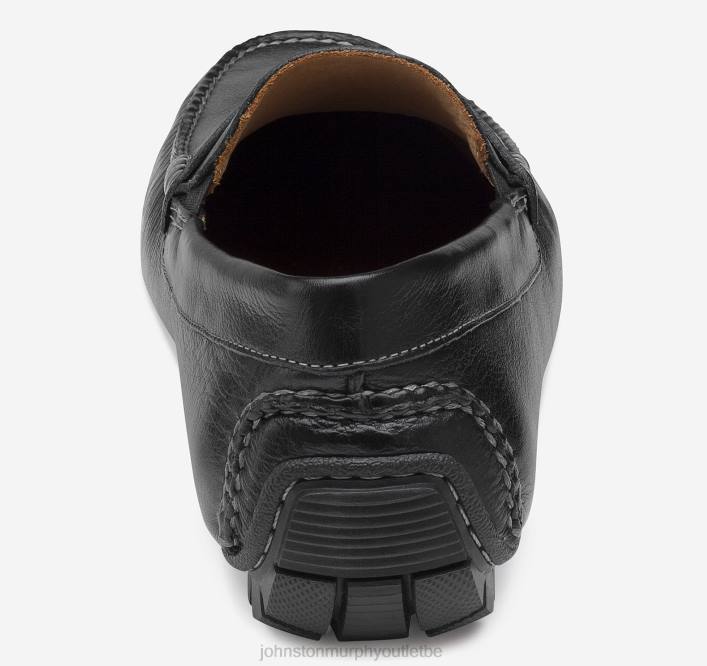 Johnston & Murphy Hommes penny cort TXRN22 chaussures noir pleine fleur