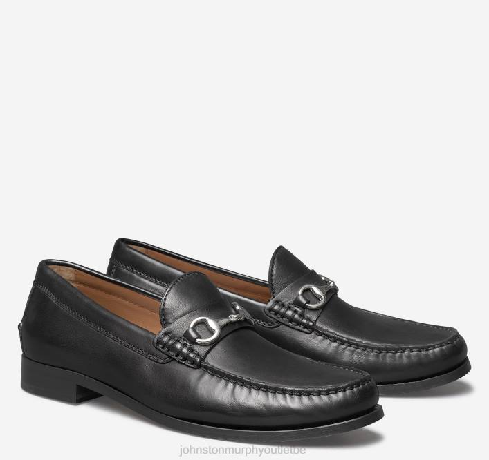 Johnston & Murphy Hommes peu de Baldwin TXRN256 chaussures peau de mouton noire