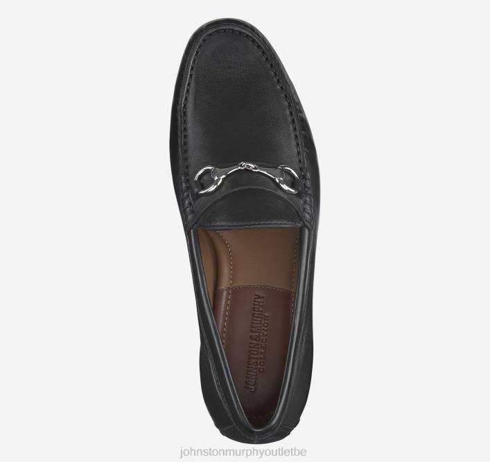 Johnston & Murphy Hommes peu de Baldwin TXRN256 chaussures peau de mouton noire