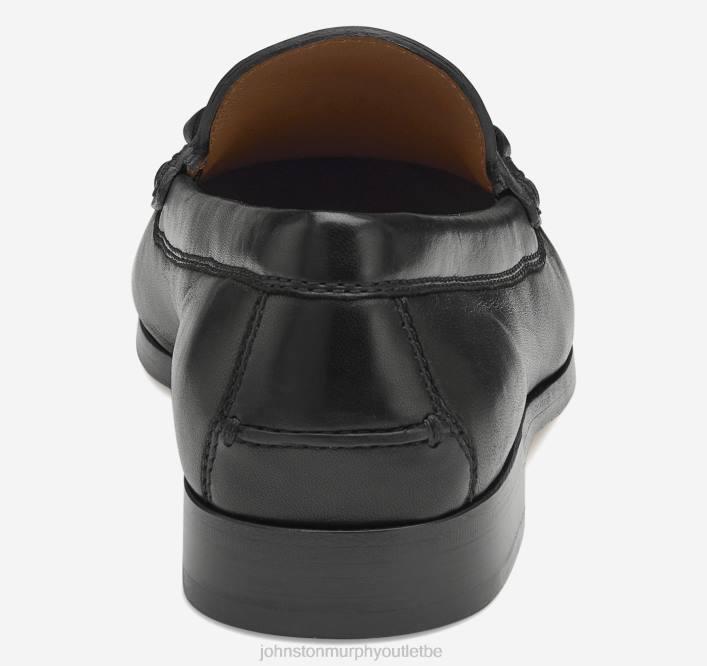 Johnston & Murphy Hommes peu de Baldwin TXRN256 chaussures peau de mouton noire