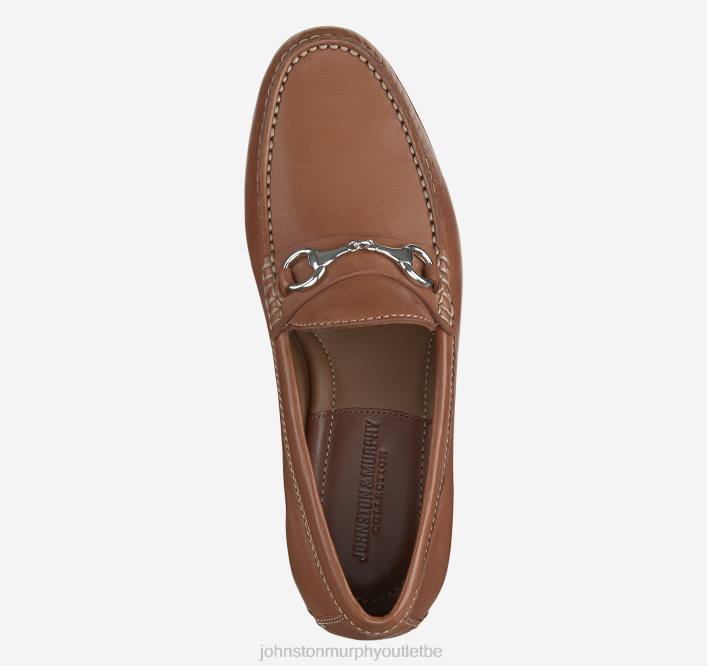 Johnston & Murphy Hommes peu de Baldwin TXRN288 chaussures peau de mouton cognac