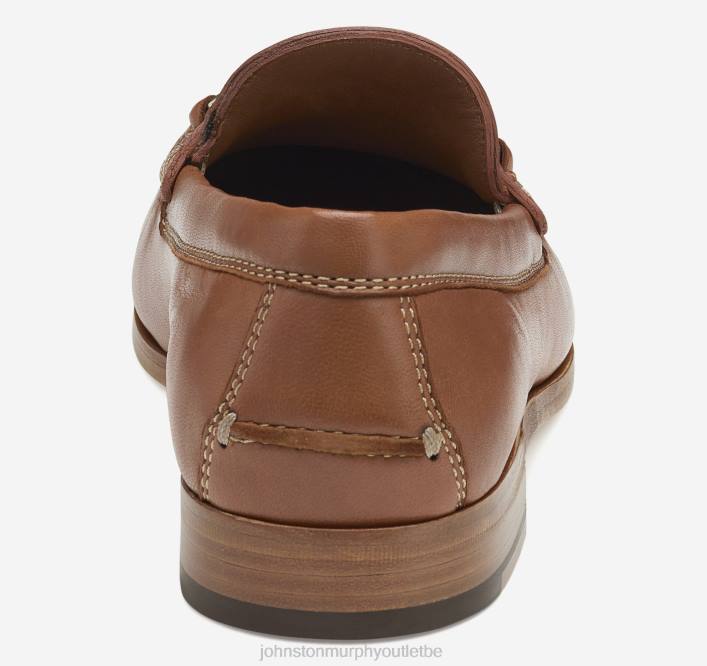 Johnston & Murphy Hommes peu de Baldwin TXRN288 chaussures peau de mouton cognac