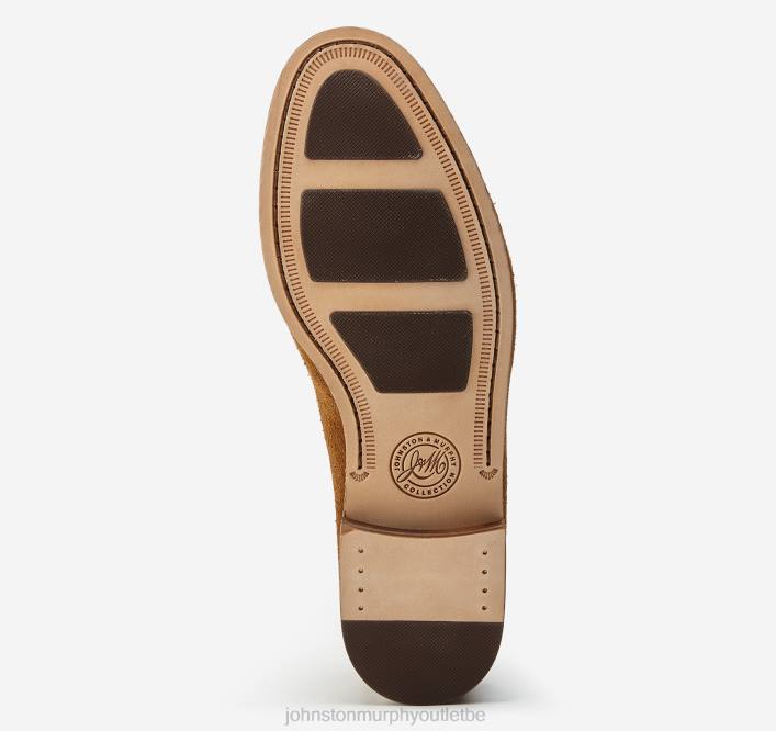 Johnston & Murphy Hommes peu de Baldwin TXRN288 chaussures peau de mouton cognac