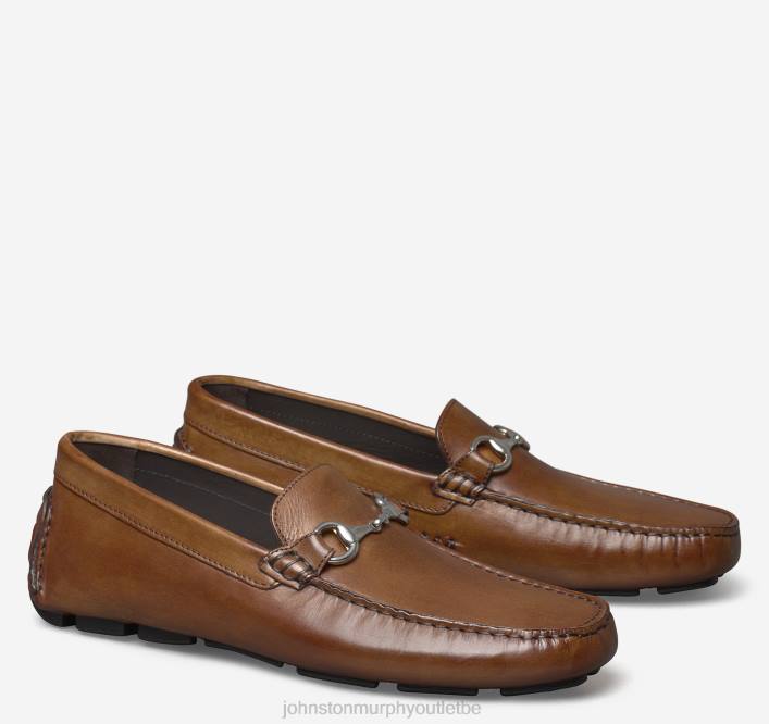 Johnston & Murphy Hommes peu de Dayton TXRN199 chaussures cuir de veau italien marron