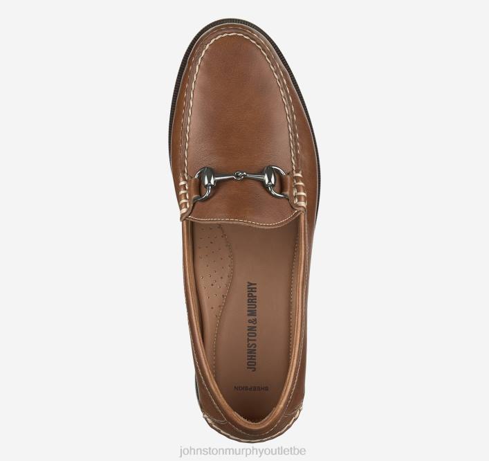 Johnston & Murphy Hommes peu de Halstead TXRN269 chaussures beige pleine fleur