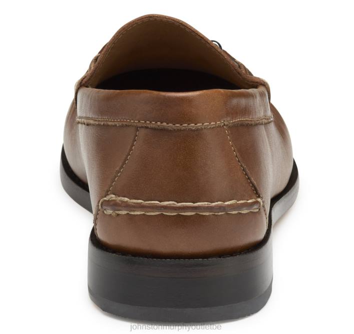 Johnston & Murphy Hommes peu de Halstead TXRN269 chaussures beige pleine fleur